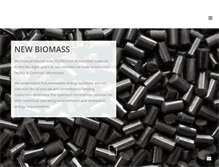 Tablet Screenshot of newbiomass.com